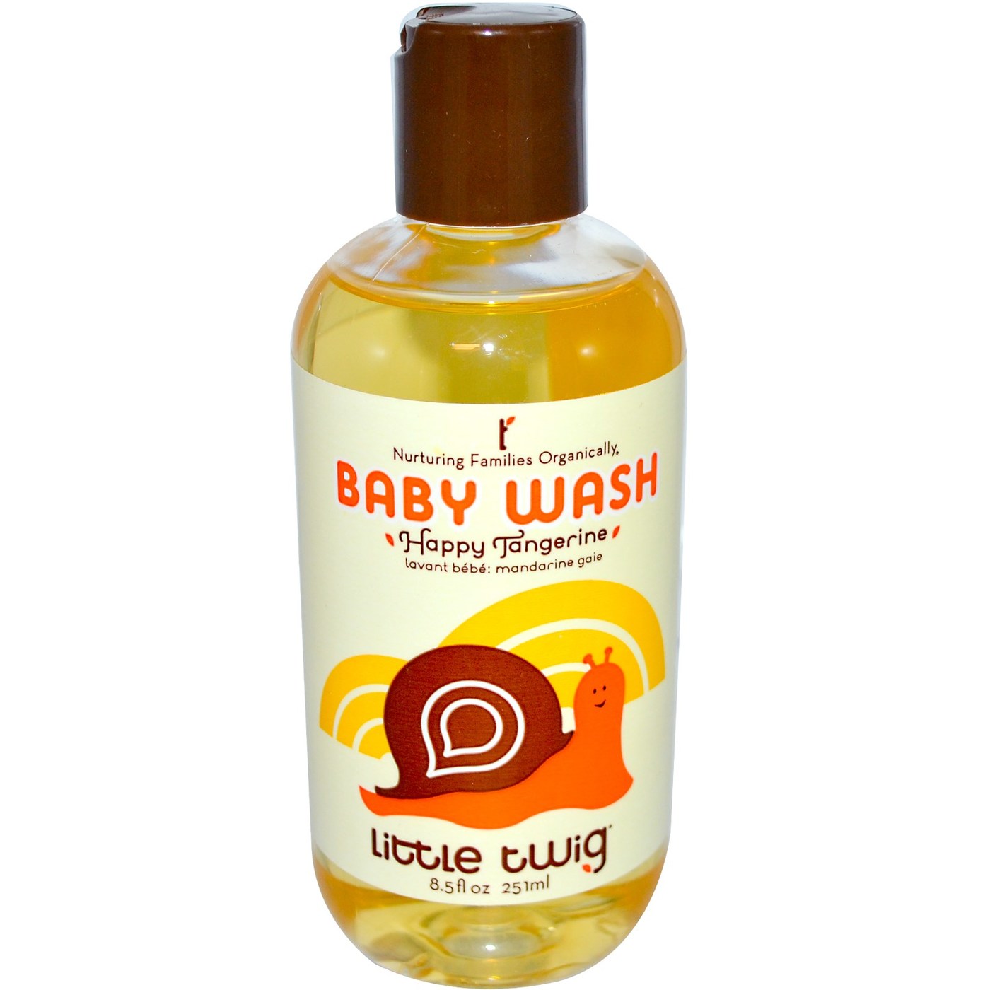 Little Twig Bebê Wash feliz Tangerine 8,5 fl oz