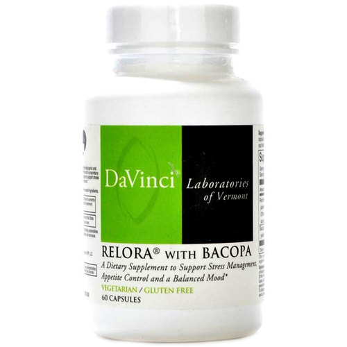 DaVinci Laboratories Relora com Bacopa - 60 Cápsulas