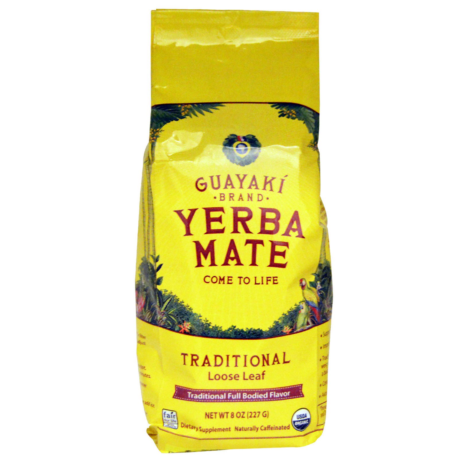 Guayaki, Erva Mate, Folhas Soltas Tradicionais, 8 oz (227 g)