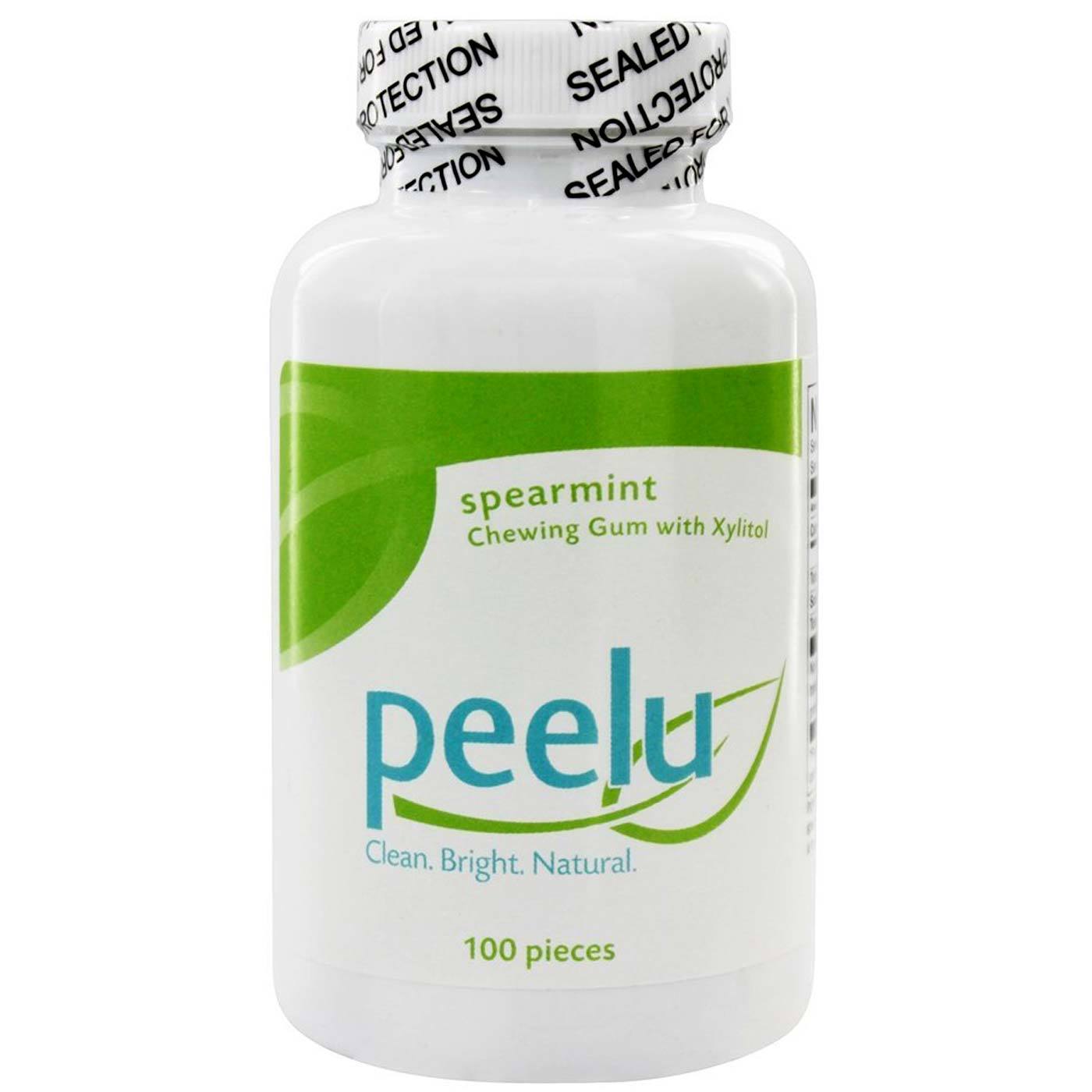 Peelu Chewing Gum Spearmint 100ct
