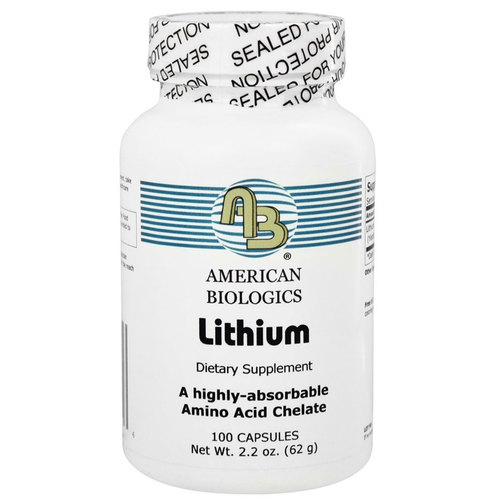 American Biologics Lithium - 100 Cápsulas