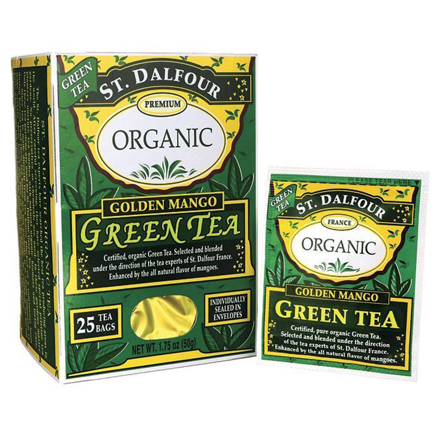St Dalfour Grn Chá OG2 Golden Mango 25CT