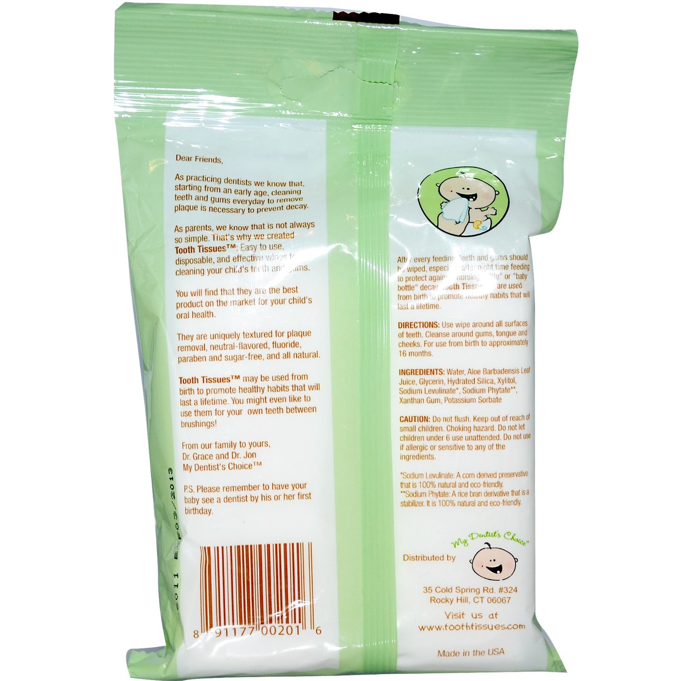 Tooth Tissues Dental Wipes Criança / 30CT bebê - Imagem 2