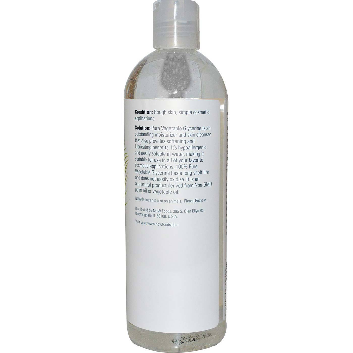 Glicerina Vegetal 100% Pura Now Foods 118 ml - Imagem 2