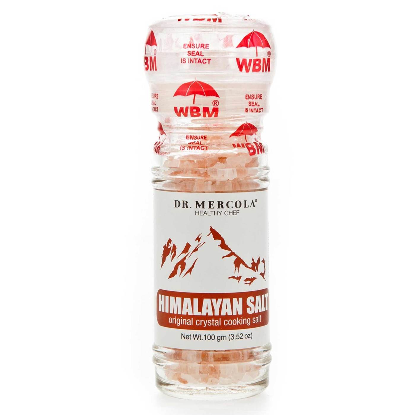 Dr. Mercola Himalayan Cooking Salt with Grinder 100 g