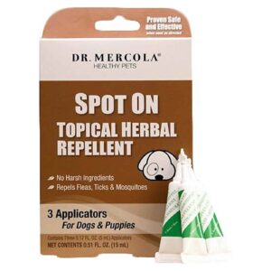 Comprar dr. Mercola spot on topical herbal repellent for dogs and puppies 15 ml preço no brasil cuidados para animais suplemento importado loja 51 online promoção - 6 de abril de 2024