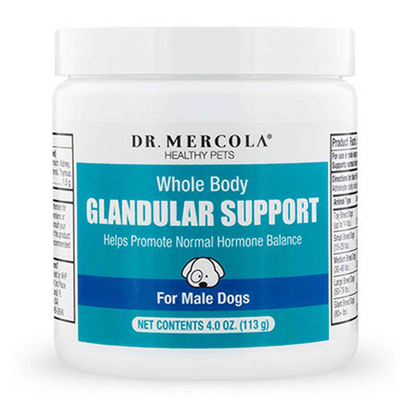 Mecolan Comprar Dr Mercola Whole Body Glandular Support for Pets - Male Dogs 113 g