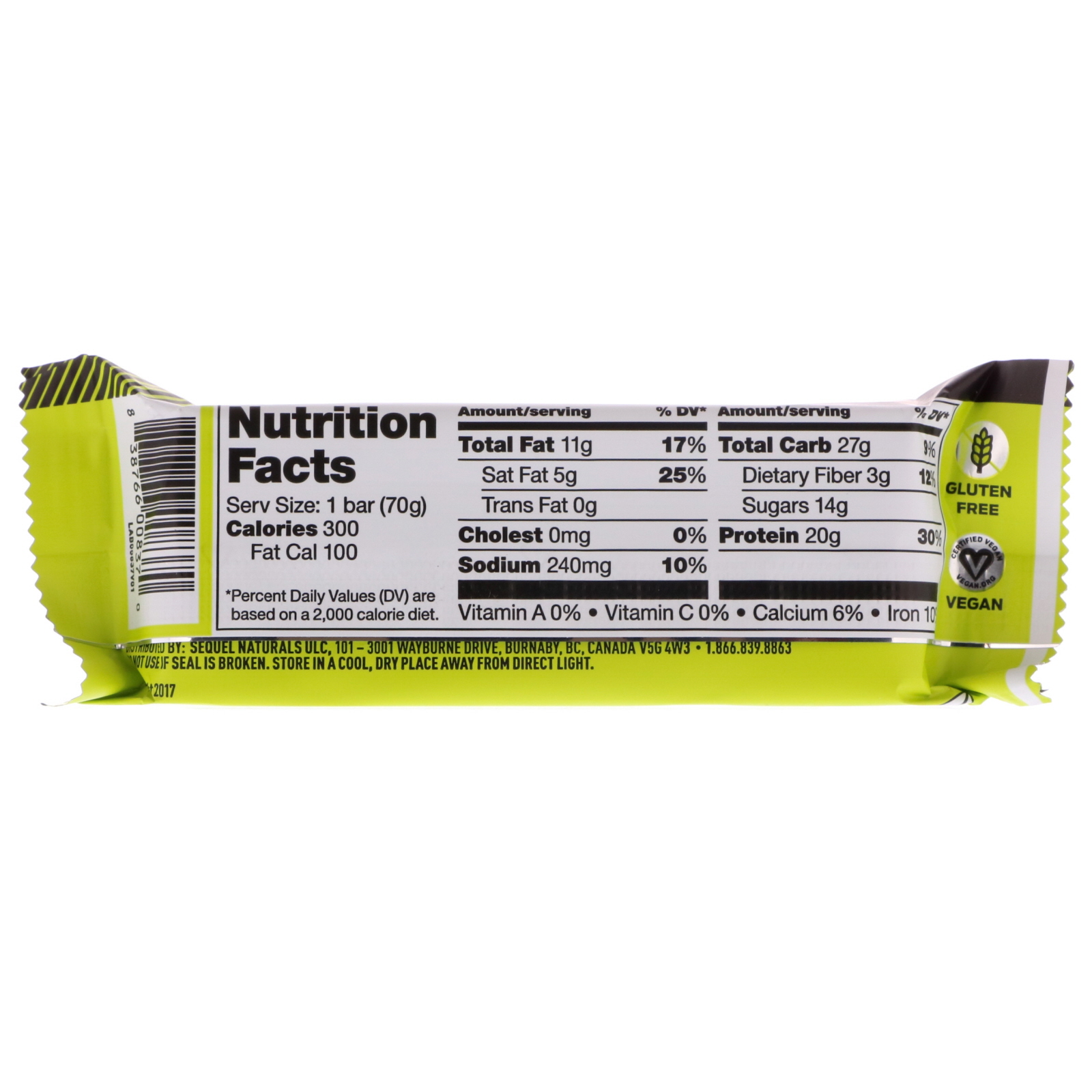 Vega, Esporte, Barra de Proteínas, Chocolate Crocante com Menta, 12 Barras, 2,5 oz (70 g) Cada - Imagem 5