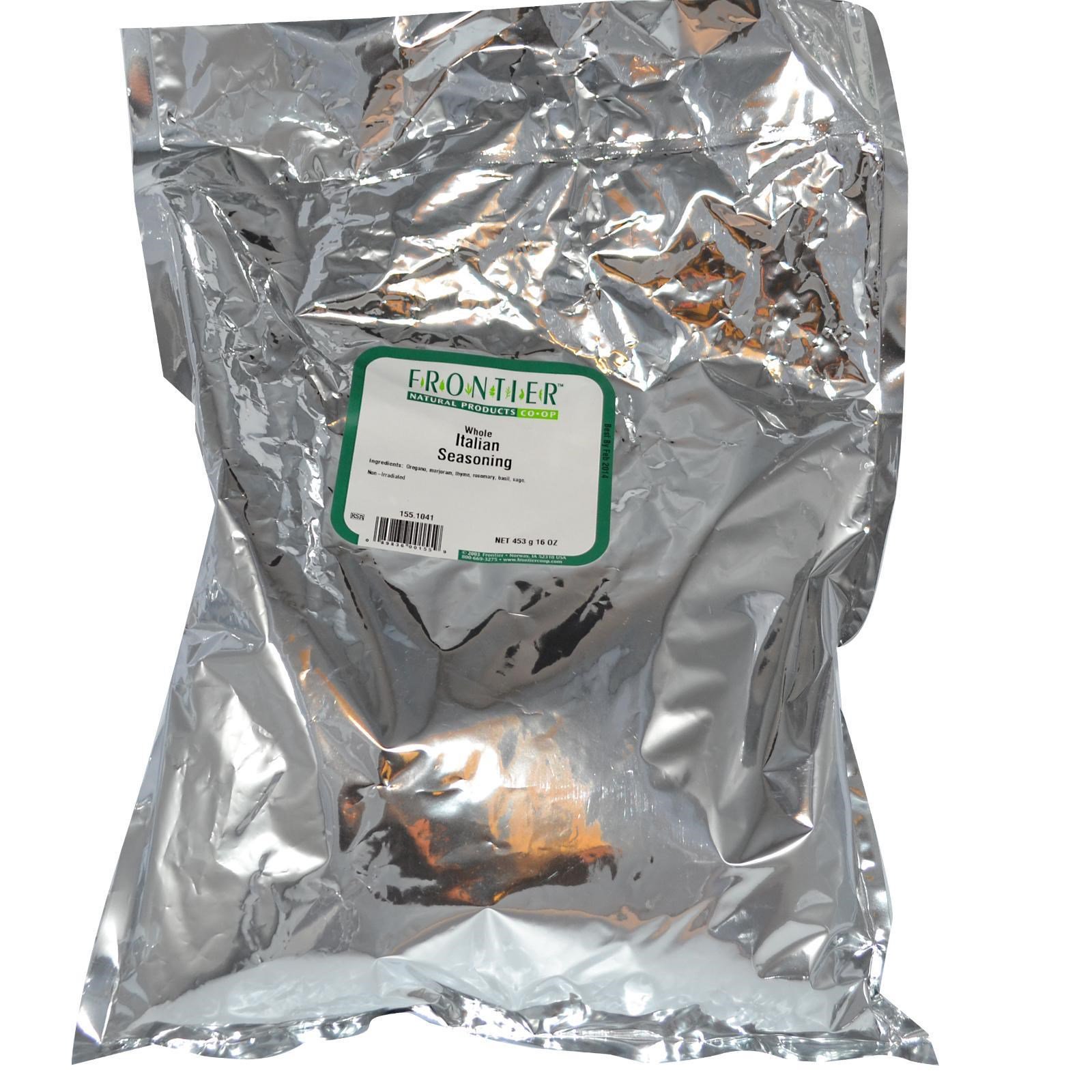 Frontier Natural Products, Tempero Italiano Inteiro, 16 oz (453 g) - Imagem 2