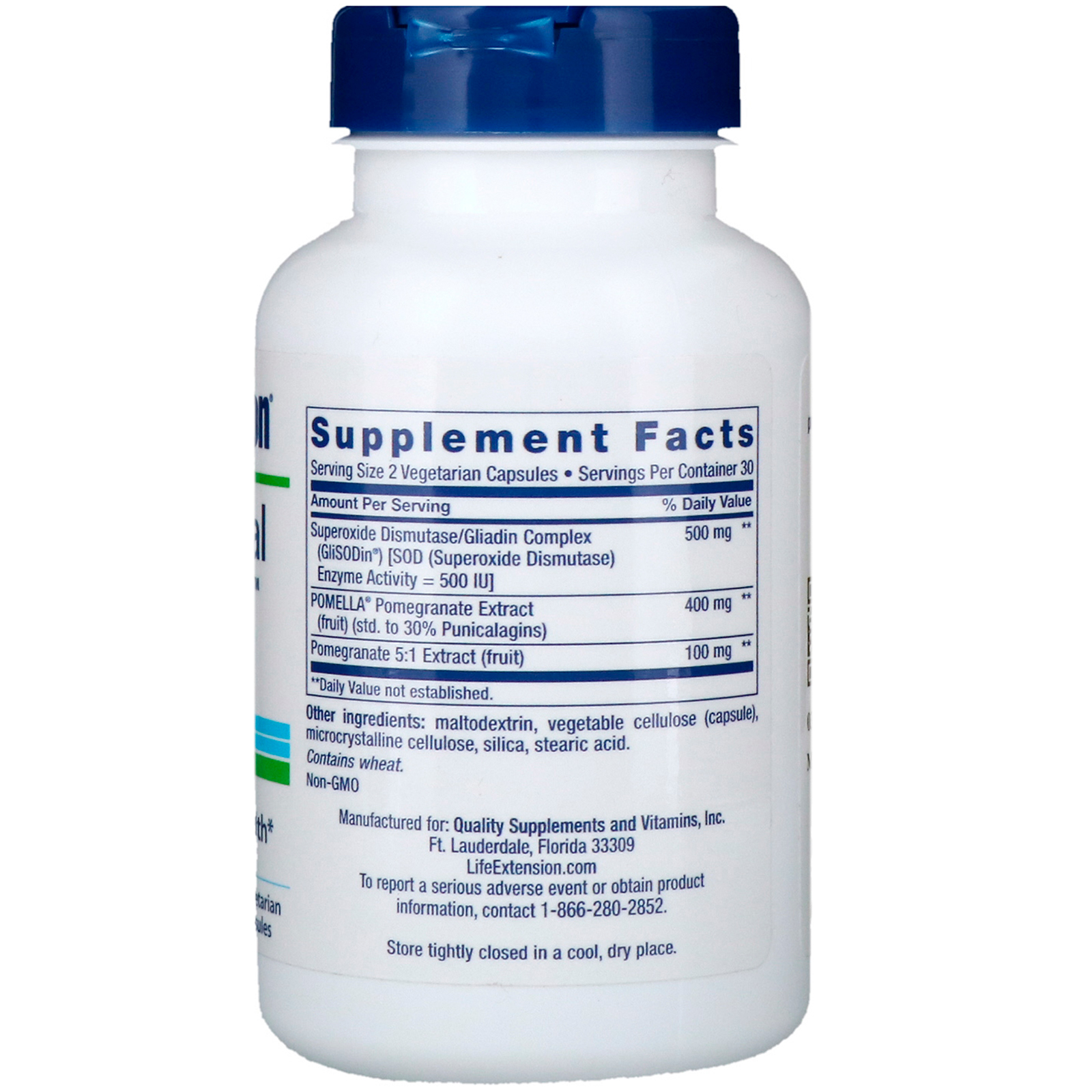 Life Extension, Defesa com GliSODin endotelial, 60 Cápsulas Vegetais - Imagem 2