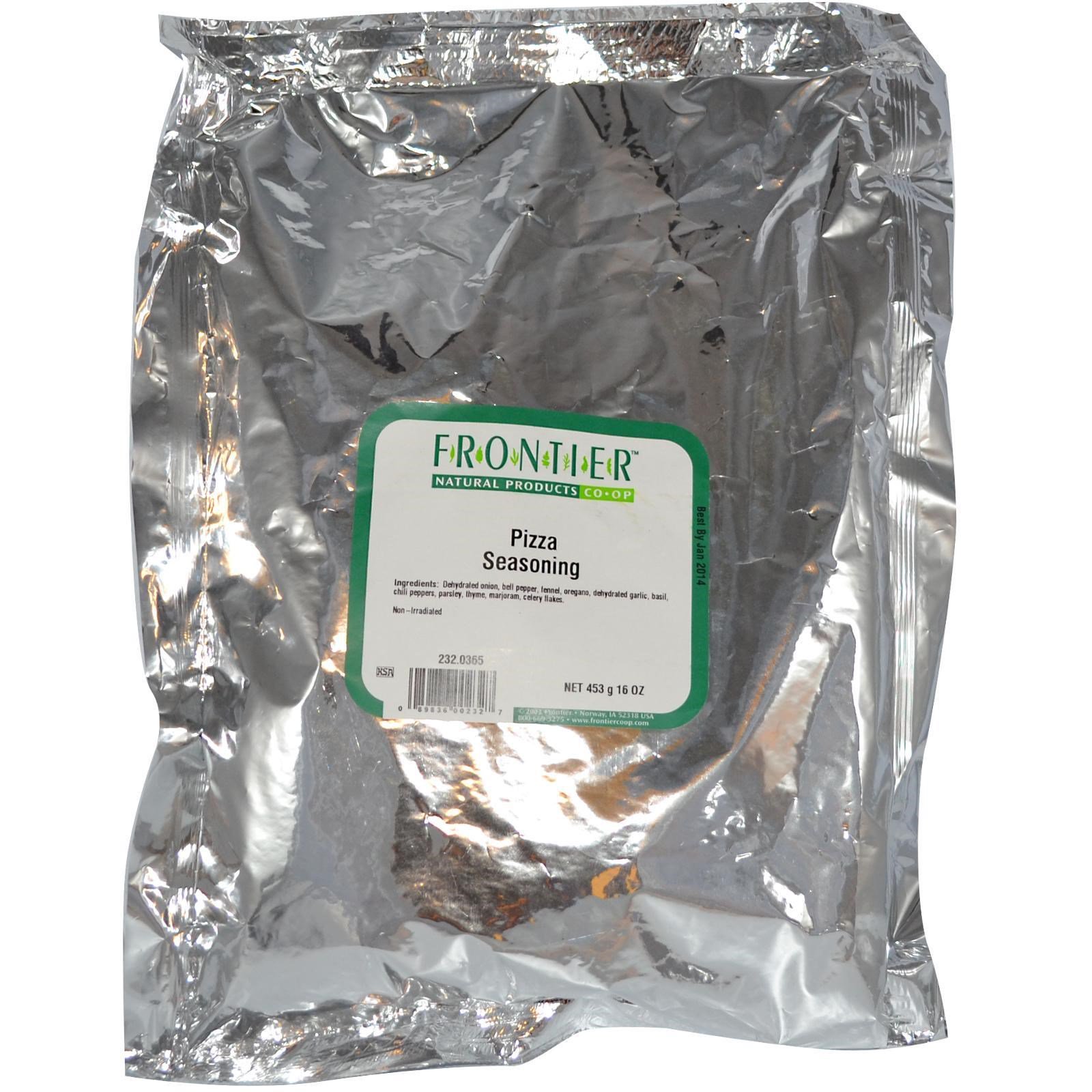 Frontier Natural Products, Tempero de Pizza, 16 oz (453 g) - Imagem 2