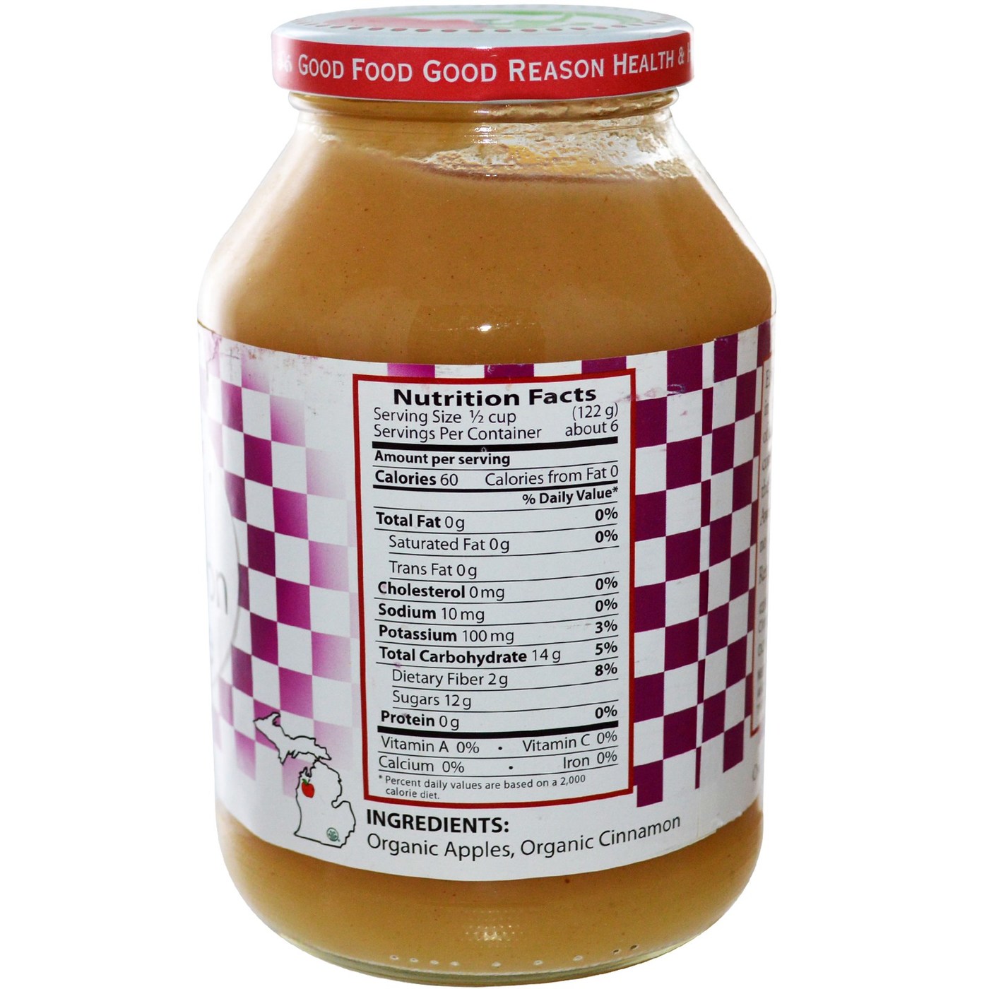 Eden Foods Orgânico Canela Molho de Maçã 25 fl oz - Imagem 2