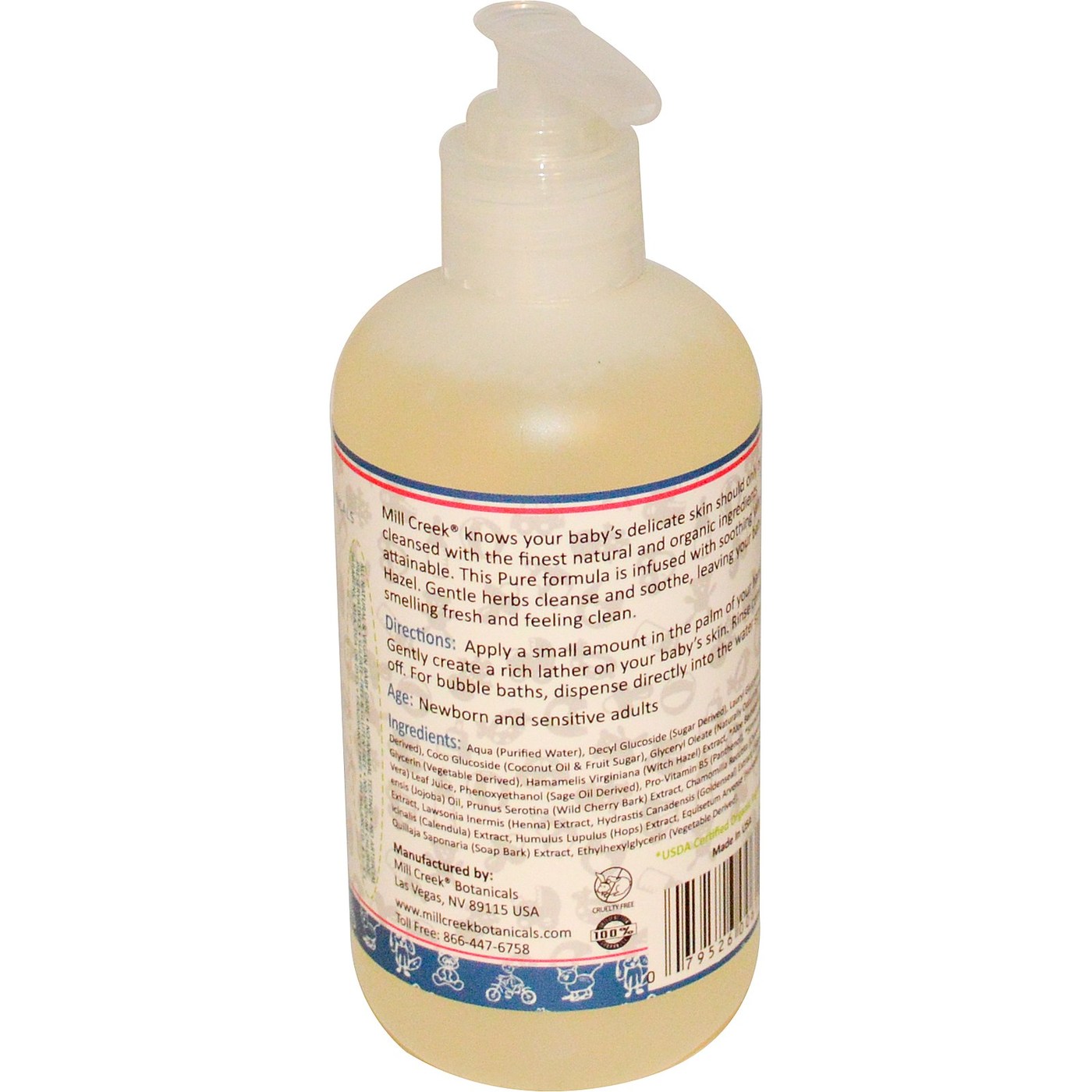 Mill Creek Bebê Wash 8 fl oz - Imagem 2