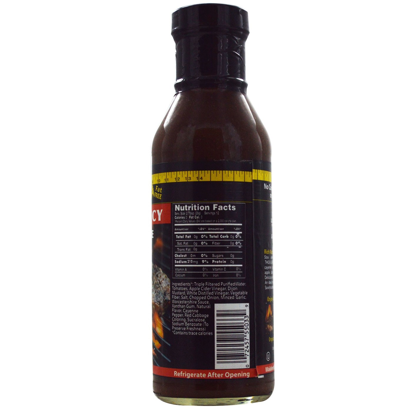 Walden Farms Grosso e molho picante de Churrasco 12 fl oz - Imagem 2