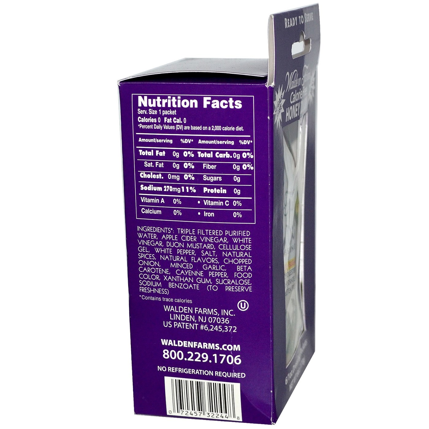 Walden Farms Mel Dijon pacotes de vestir 6 Pacotes - Imagem 2