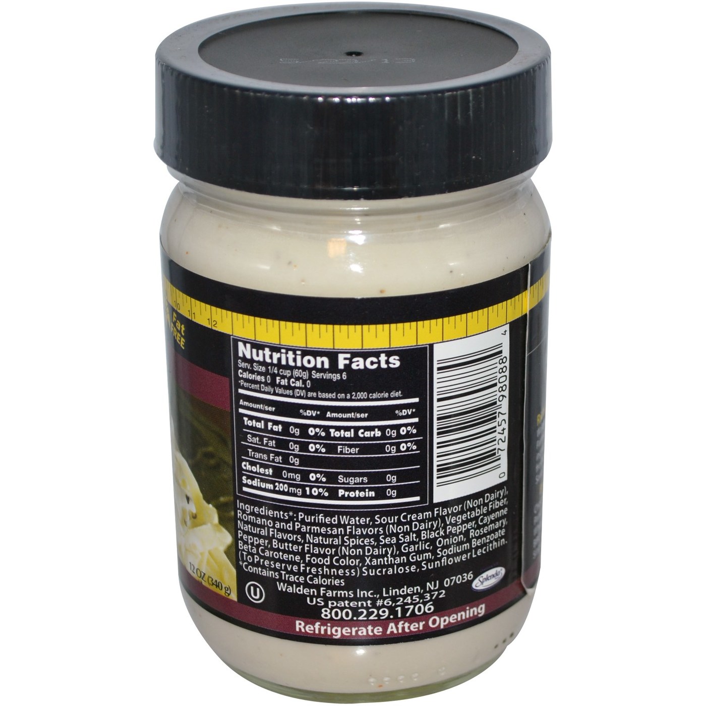 Walden Farms Alfredo Pasta Sauce 12 fl oz - Imagem 2