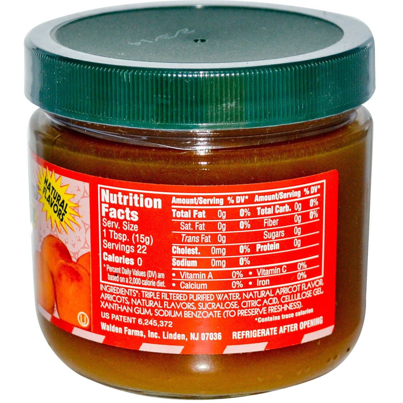 Walden Farms Apricot Fruit Espalhe 12 onças - Imagem 2