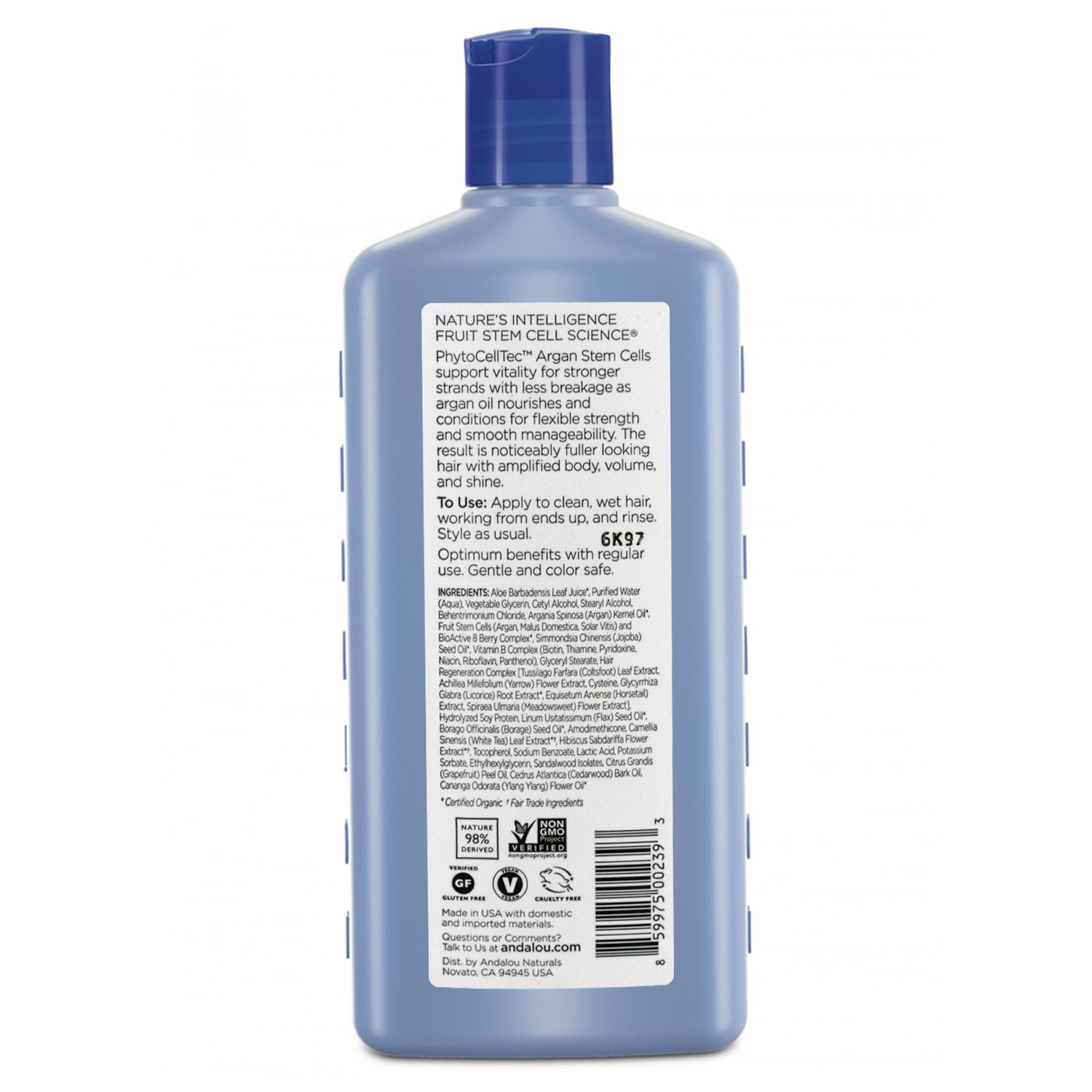 Andalou Naturals Tratamento Age Defying Condicionador 11,5 OZ - Imagem 2