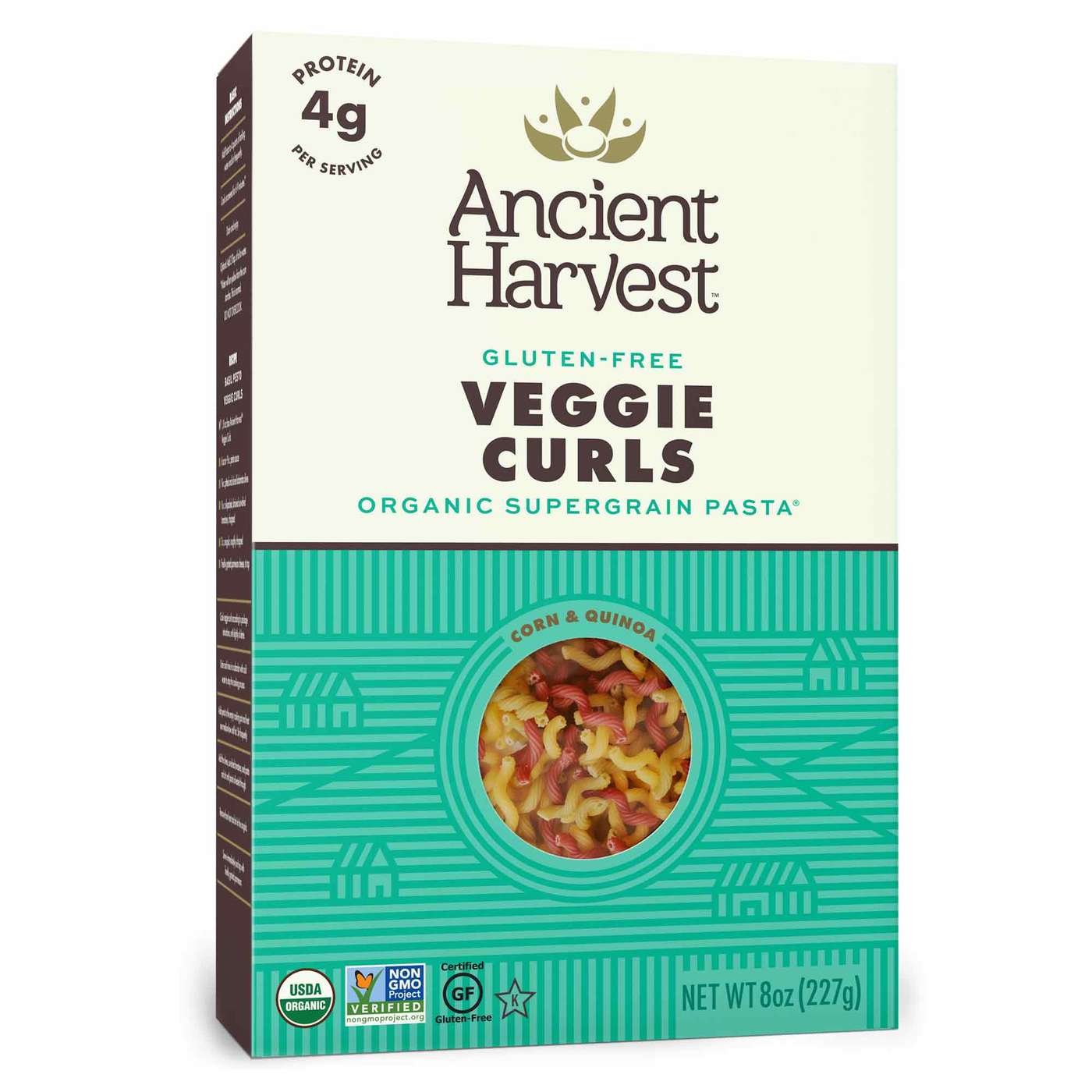 Ancient Harvest Quinoa Gluten Free Veggie onda Pasta 8 oz