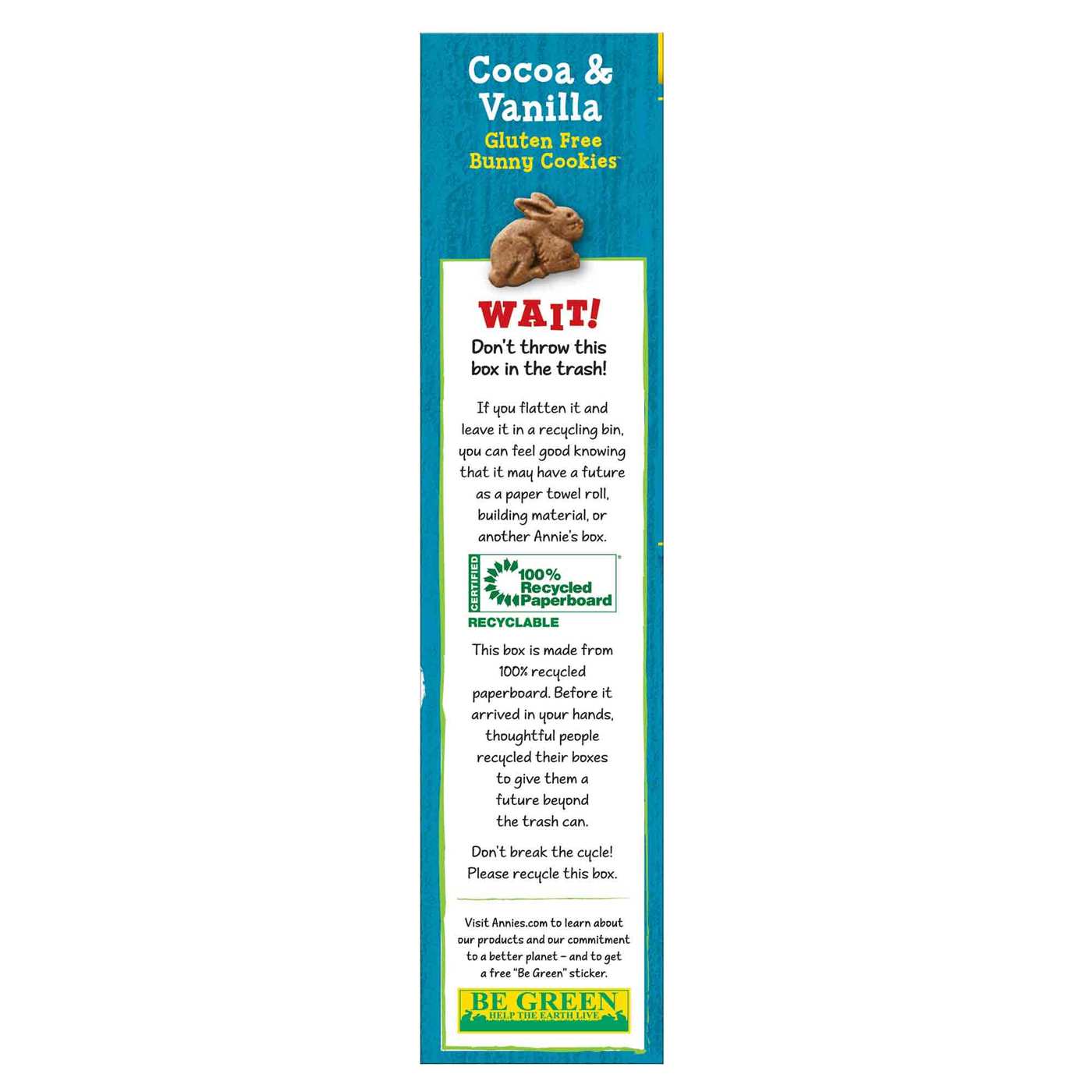 Annies Homegrown Gluten Free Coelho Biscoitos de cacau e baunilha 6,75 onças - Imagem 5