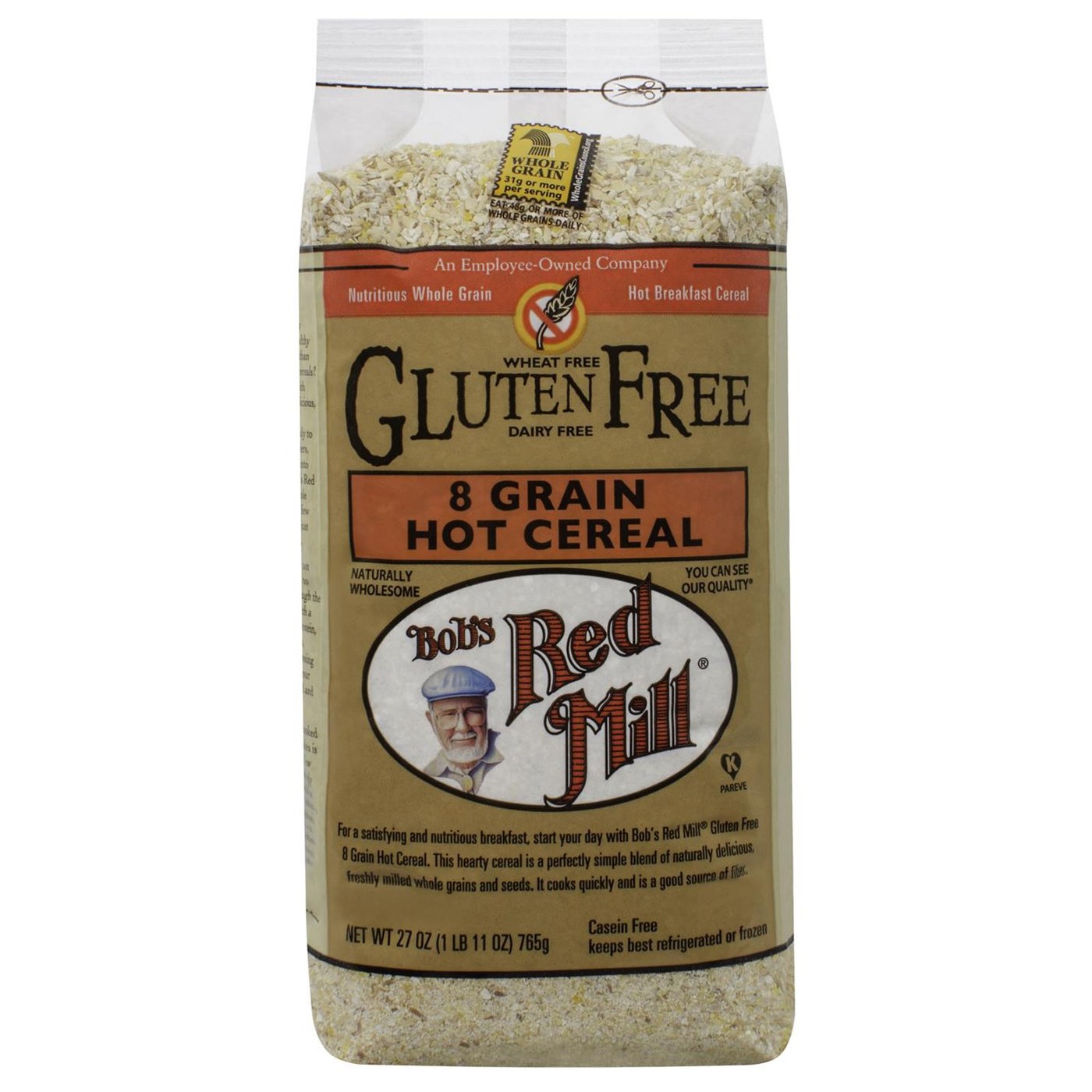 Bobs Red Mill 8 cereal quente (4 unidades) sem trigo 4-27 oz Bags