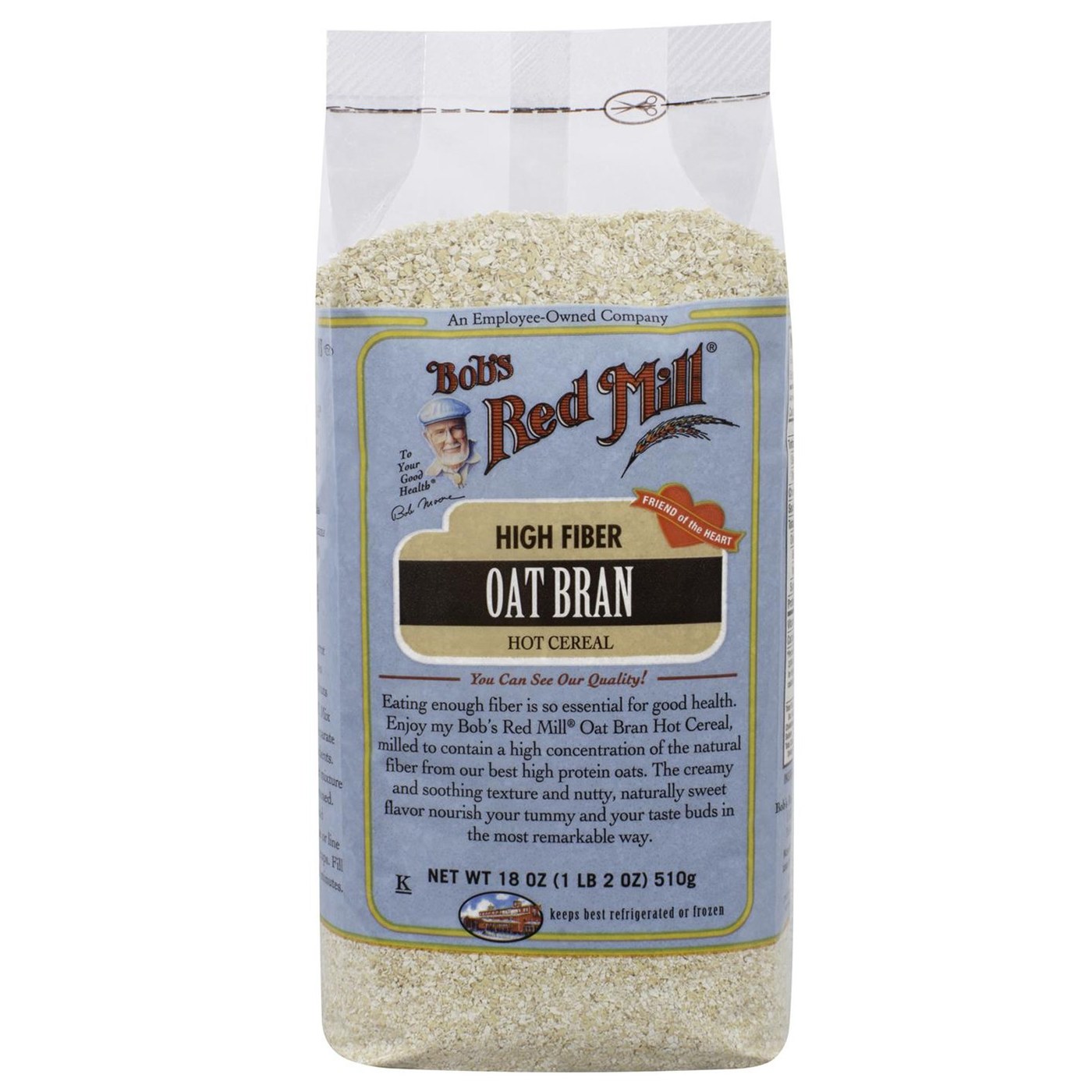 Bobs Red Mill Farelo de aveia Cereal quente (4 unidades) de 4 - 18 onças Bags