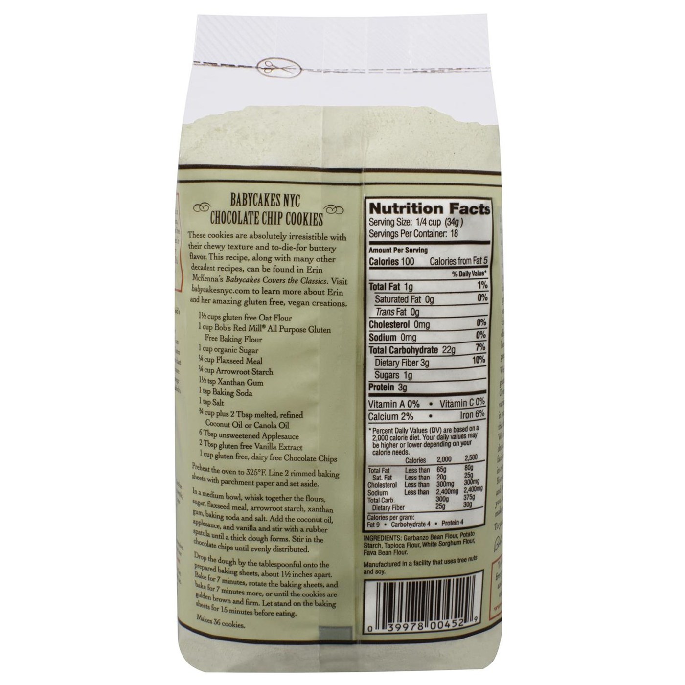 Bobs Red Mill Gluten Free All Purpose Baking Farinha 4-22 oz Bags - Imagem 2