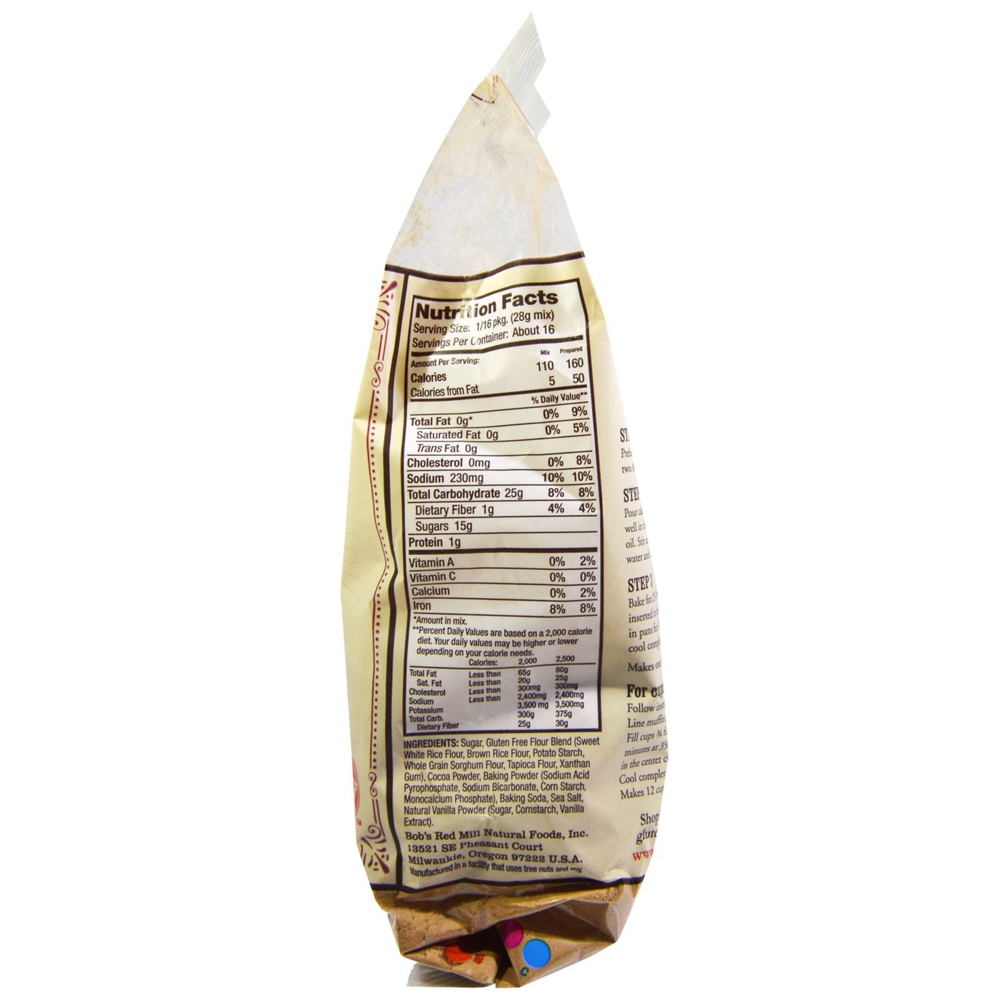 Bobs Red Mill Sem Glúten Bolo Mix (Pack 4) de chocolate 4 - 16 onças Bags - Imagem 2