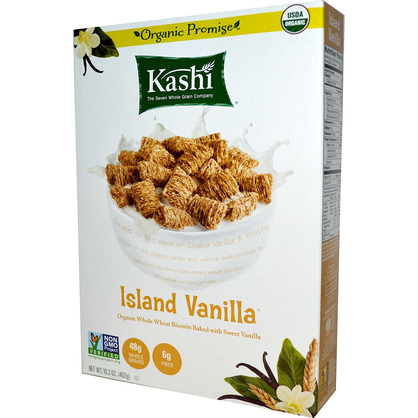Kashi Trigo Integral Biscoitos Ilha Vanilla 16,3 oz