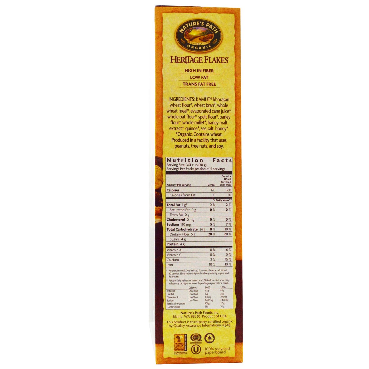 Natures Path Flakes Património 13,25 onças - Imagem 2
