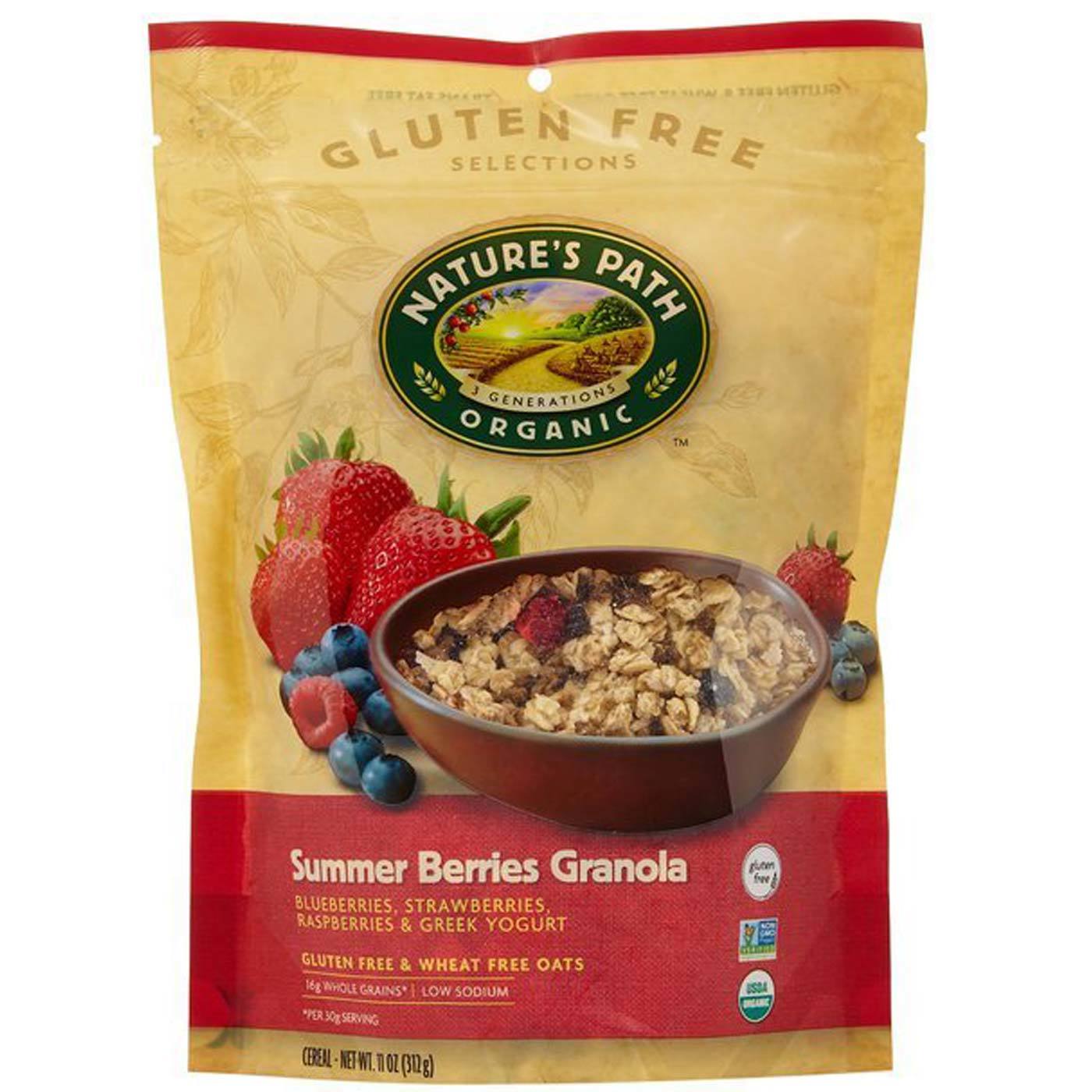 Granola Sem Glúten Summer Berry - Natures path - 312g