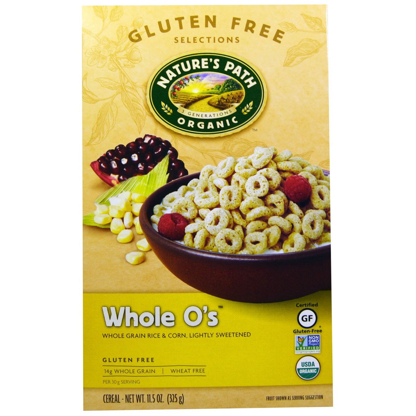Natures Path Cereal do Gluten Free Whole O 11,5 oz