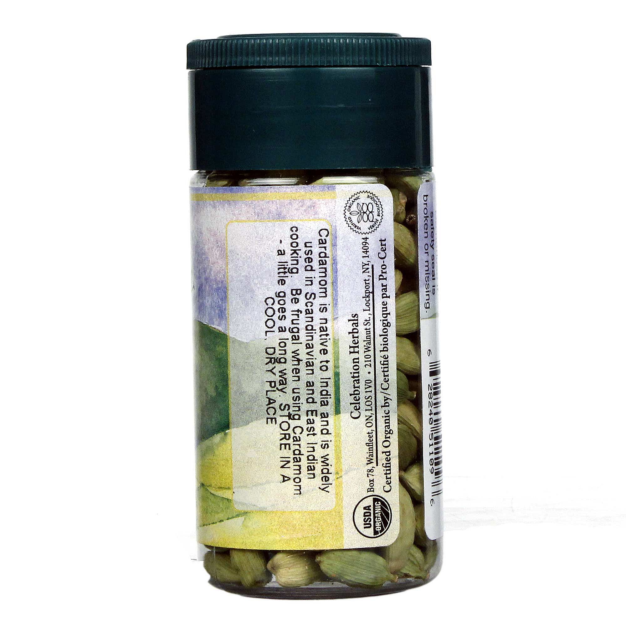 Celebration Ervaals Verde orgânico Cardamomo integral Pods 3,5 onças - Imagem 2