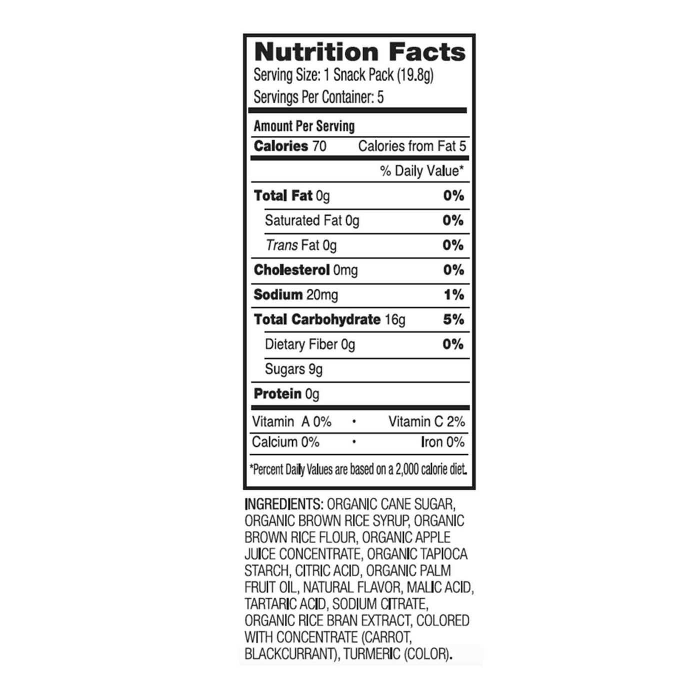 YumEarth Naturals Feijão Sour 5-2,5 oz Packs Snack - Imagem 3