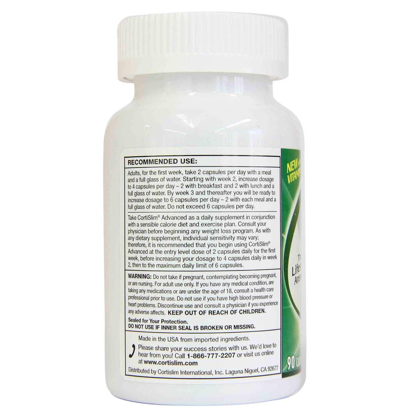 Cortislim International CortiSlim Avançada 90 Cápsulas - Imagem 2