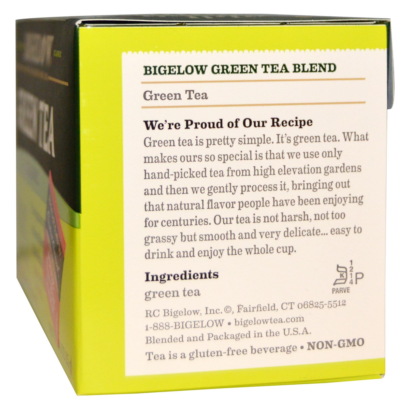 Bigelow, Chá Verde, Clássico, 20 Sachês de Chá, .91 oz (25 g) - Imagem 2