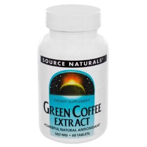 Source Naturals Café Verde Extrato de 500 mg 60 Tabletes