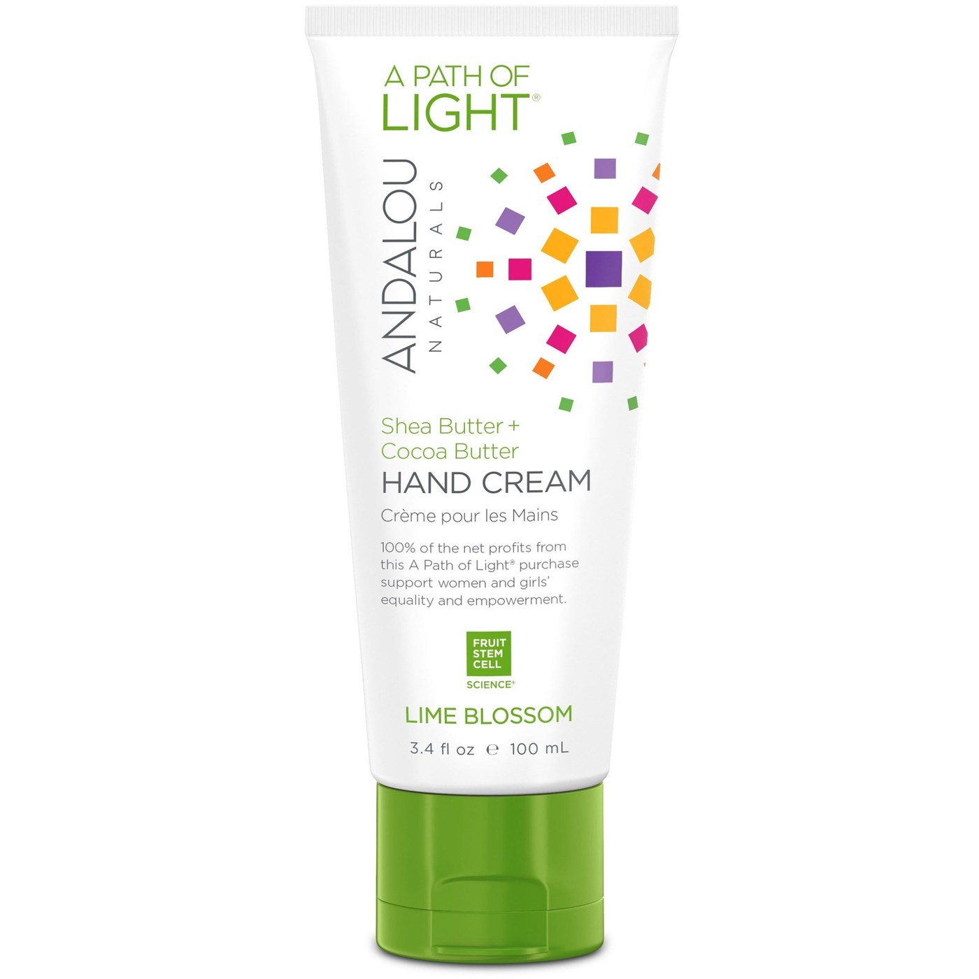 Andalou Naturals A Path of Light Hand Cream, Lima Blossom - 3.4 oz