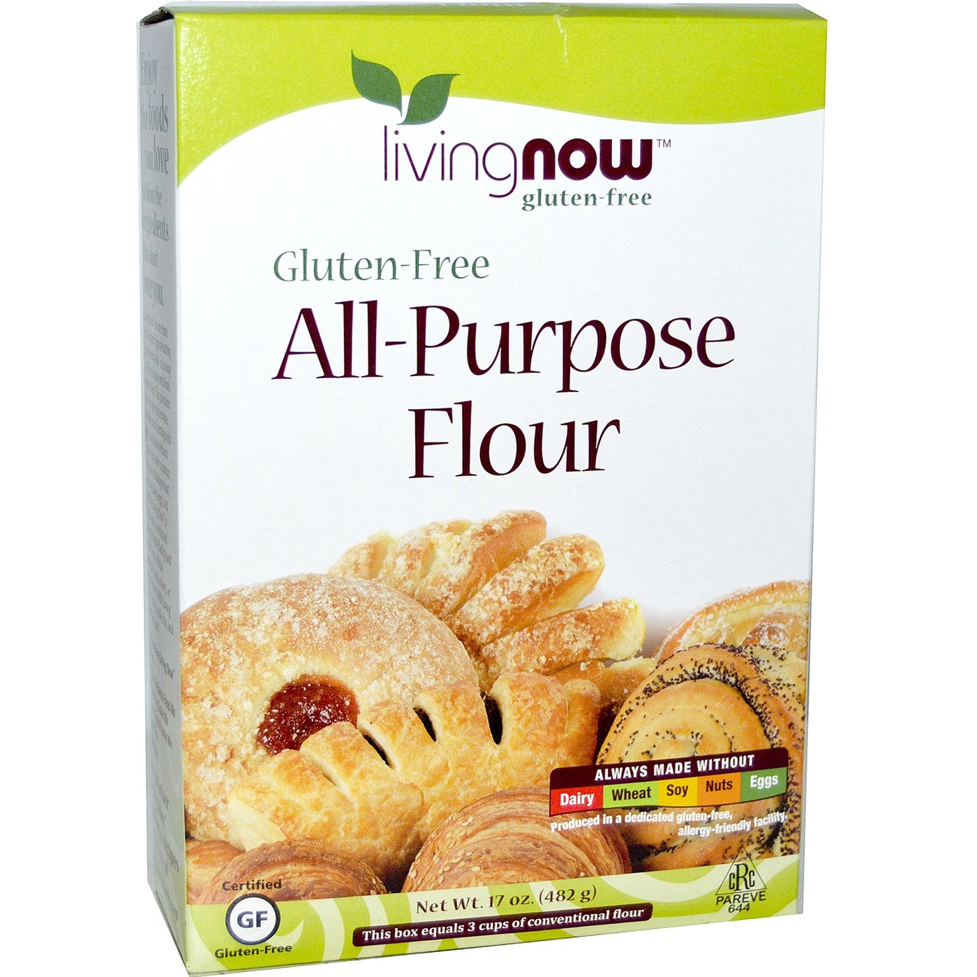 Now Foods All-Purpose Flour, Livre de glúten - 17 oz