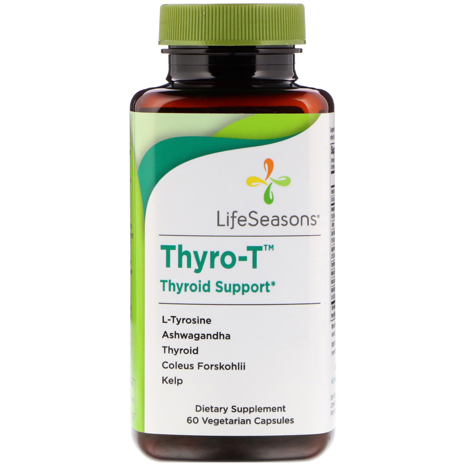 Life Seasons, Thyro-T, Thyroid Support, 60 Vegetarian Capsules