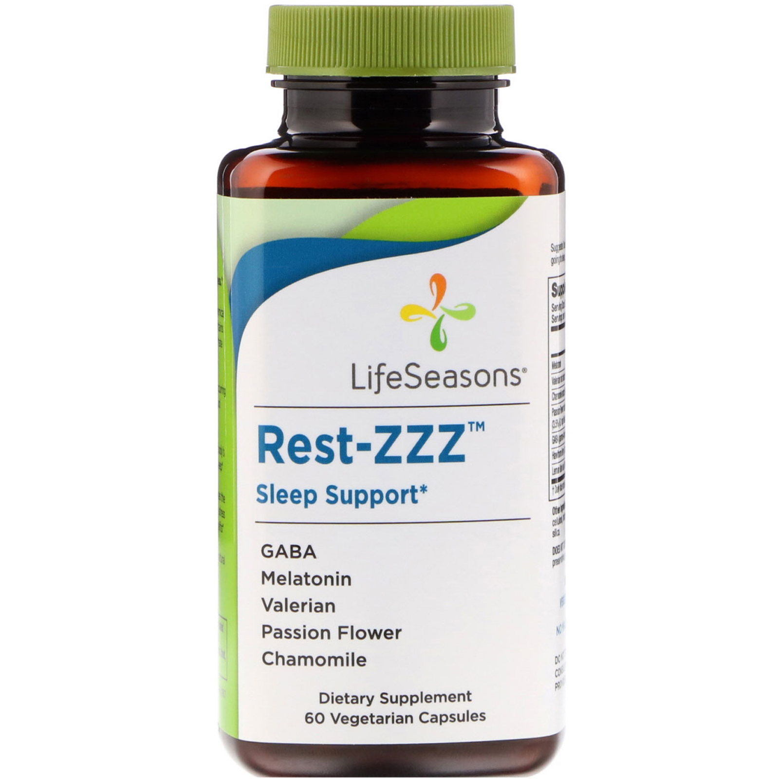 Life Seasons, Rest-ZZZ Sleep Support, 60 Vegetarian Capsules