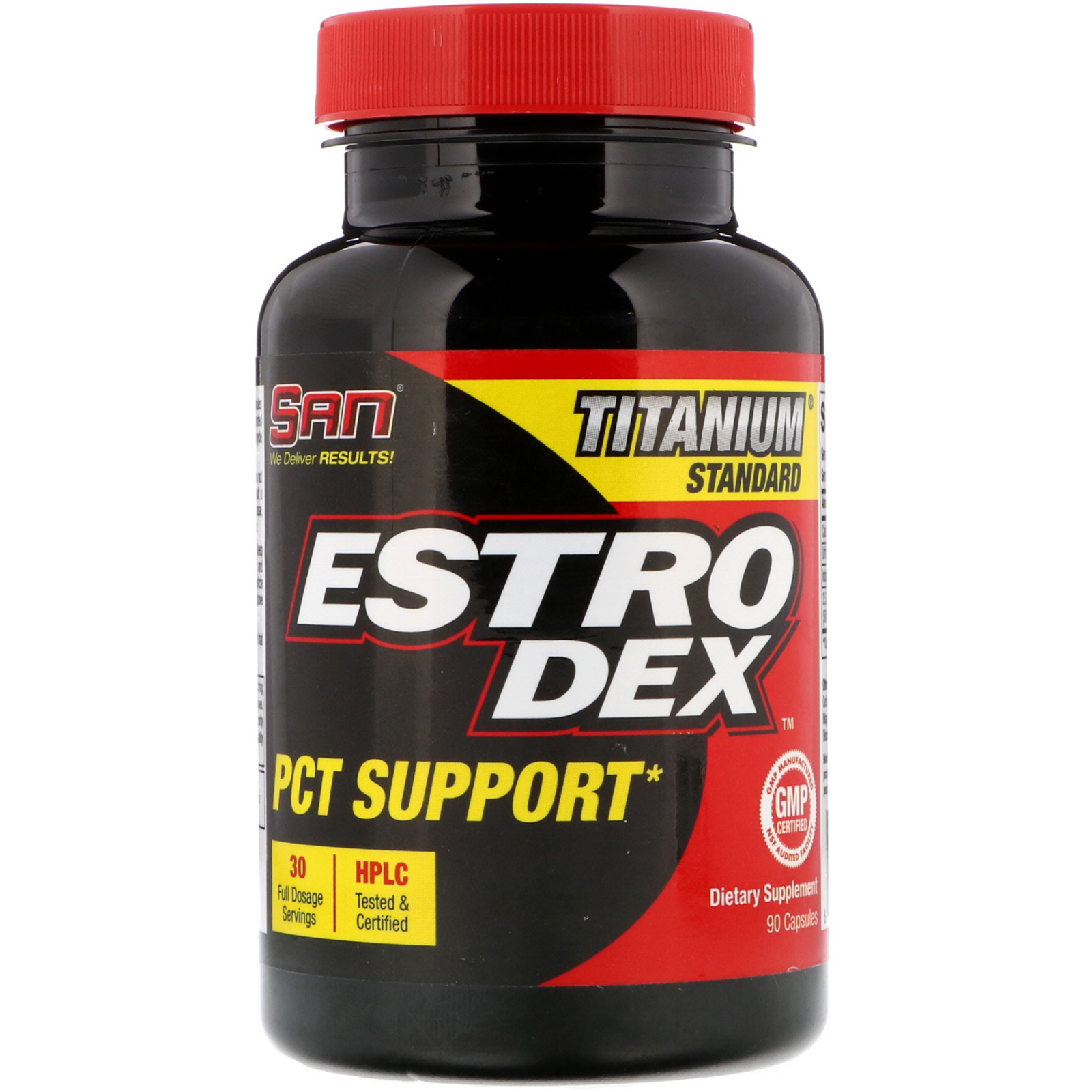 SAN Nutrition, Estrodex, PCT Support, 90 Capsules