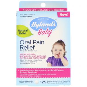 Comprar hyland's, bebê, alívio para dor oral, 125 comprimidos de dissolução rápida preço no brasil ervas infantis suplemento importado loja 9 online promoção - 2 de outubro de 2022