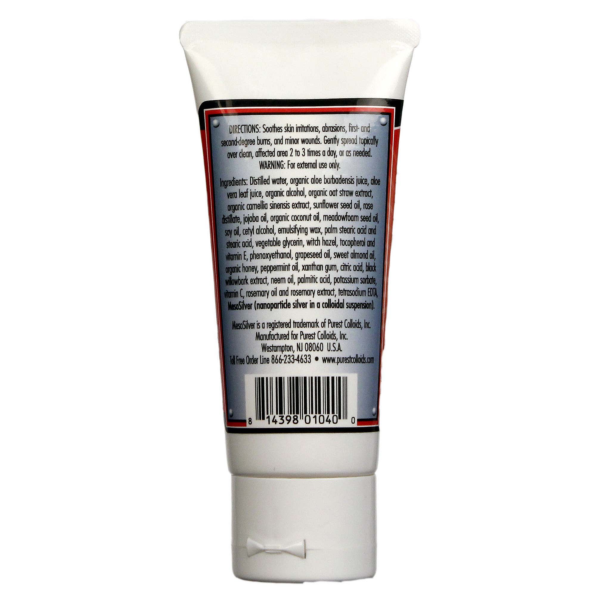 Purest Colloids Mesosilver tópica Creme Mint 2 fl oz - Imagem 2