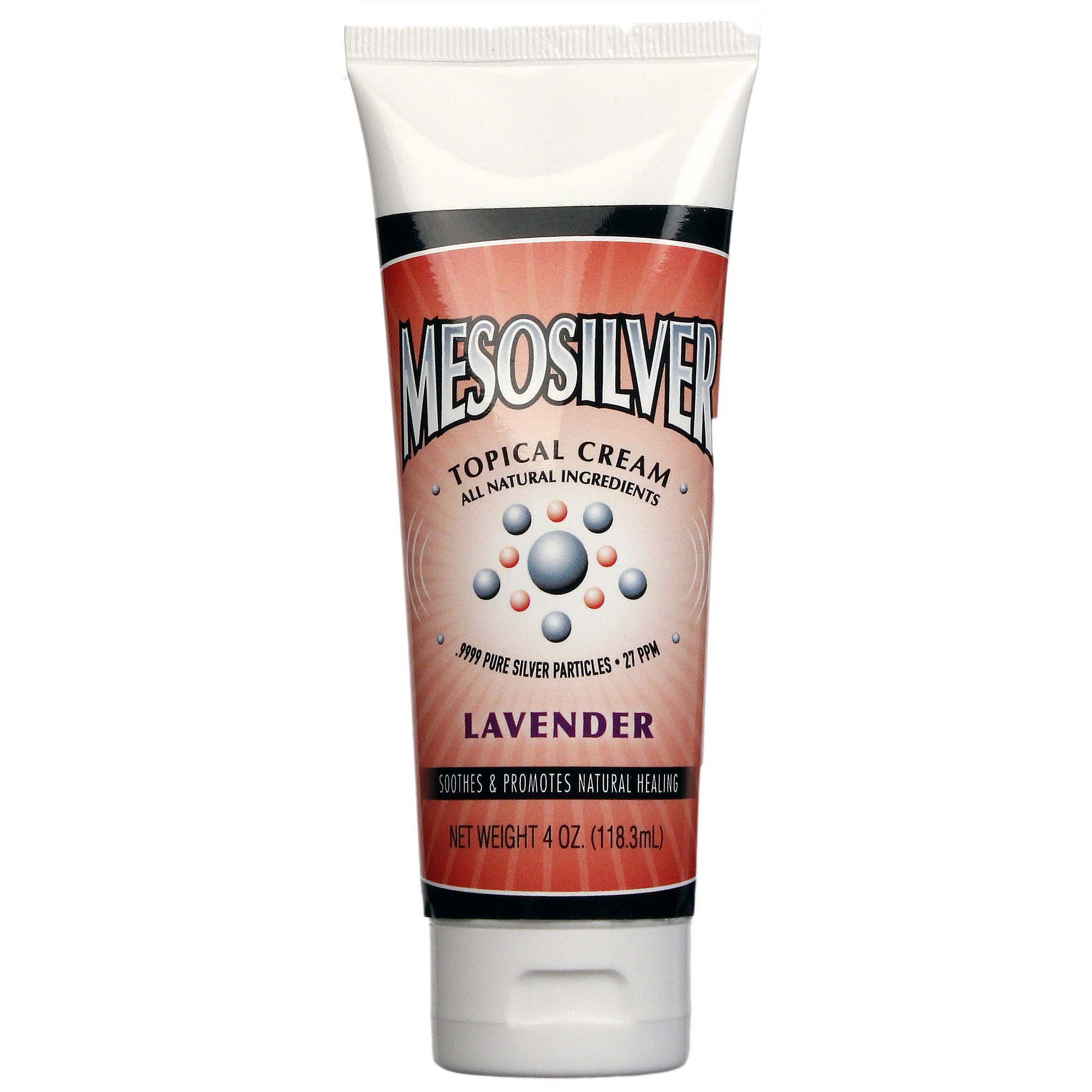 Purest Colloids Mesosilver tópica Lavender Creme 4 fl oz