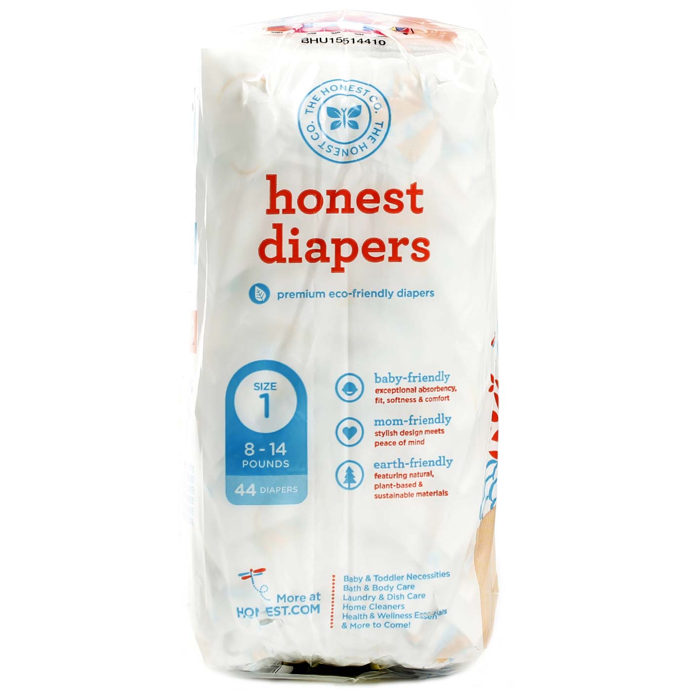 The Honest Company Original Diapers, Pequeno - Balloon - 44 pack (size 1) - Imagem 3