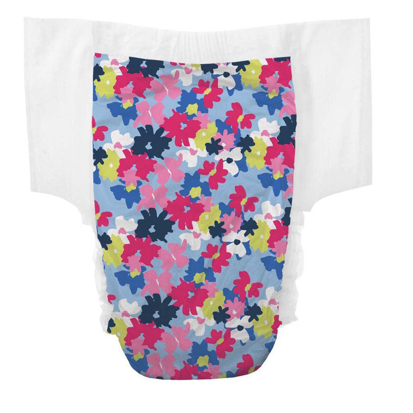 The Honest Company Training Pants, Chambray Floral - Size 3T/4T (L), 23 pack - Imagem 4