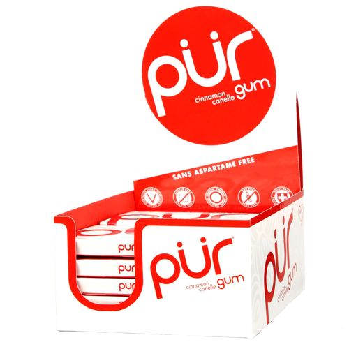 Pur Gum, Canela - 12 Boxes