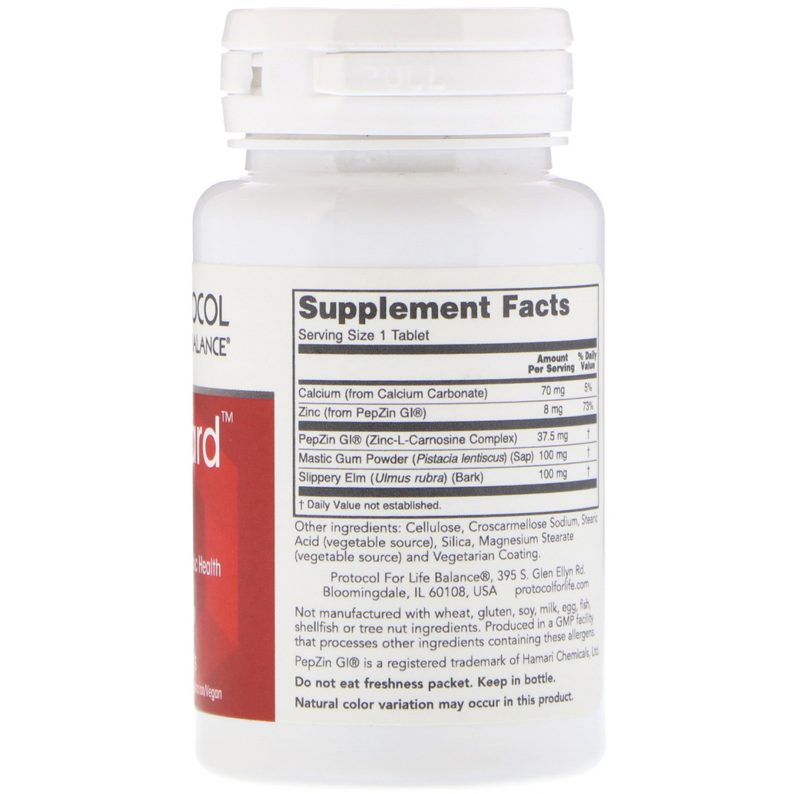 Protocol for Life Balance, GI Guard Dia, 60 Comprimidos - Imagem 2