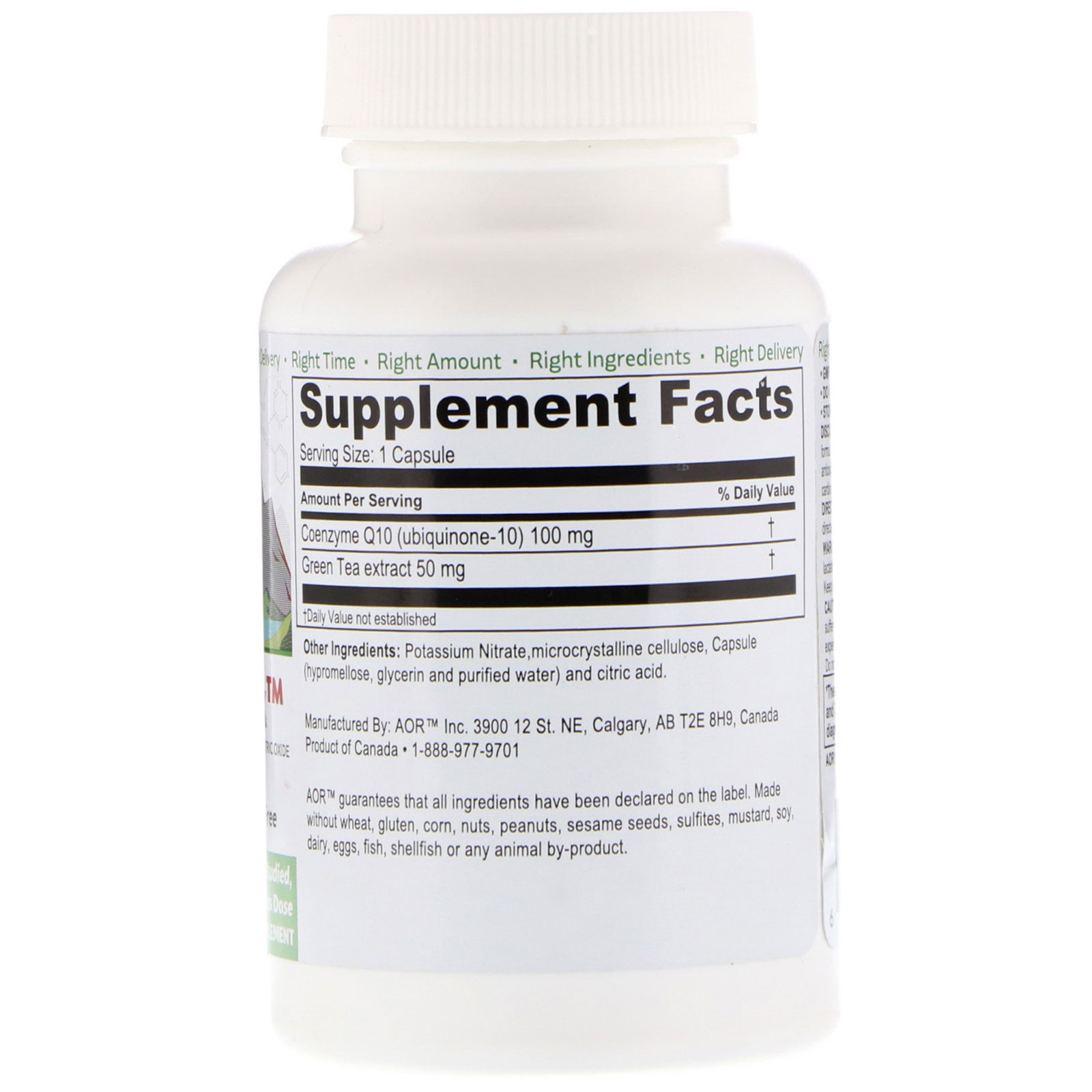 Advanced Orthomolecular Research AOR, Cardionox, 30 Vegan Capsules - Imagem 2